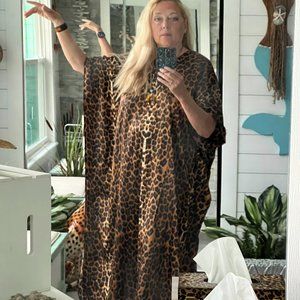 Carole Baskin's Tigerrific Leopard Print Mumu Gown